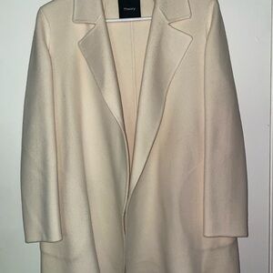 Theory Women's Cream Coat